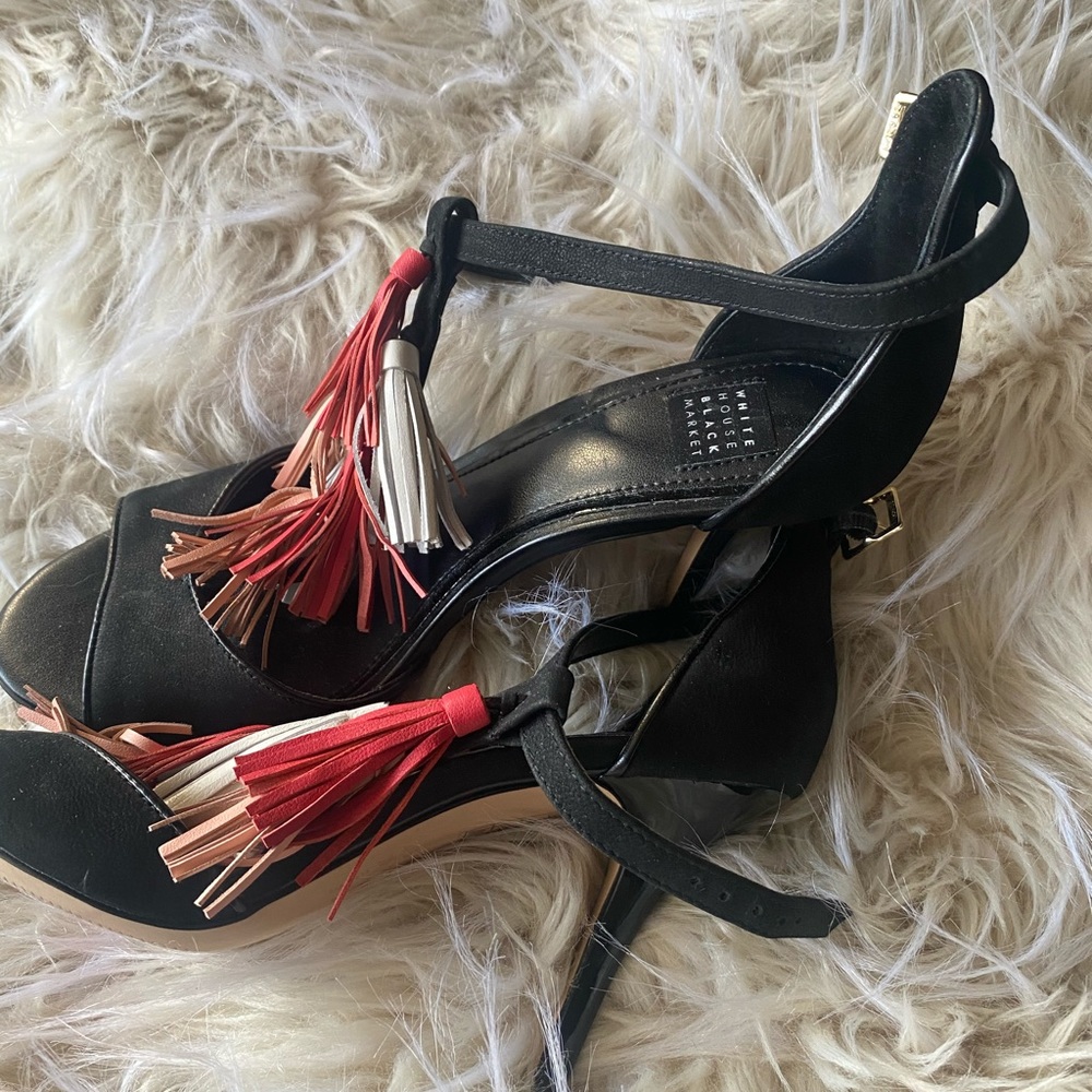 White House|Black Market black high heels. Size 7
